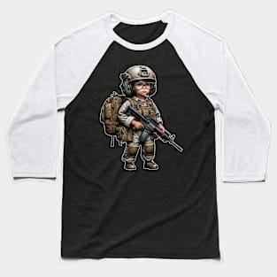 The Little Girl and a Gun Baseball T-Shirt